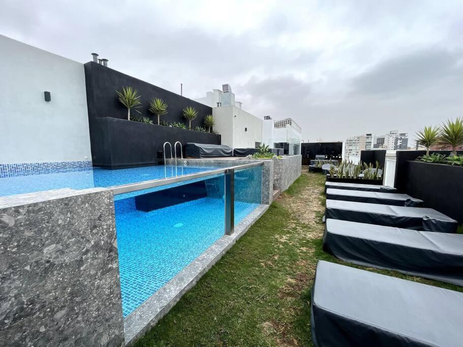 Luxury Apartment In Miraflores With Rooftop Pool Лима Экстерьер фото
